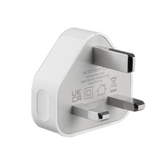 5V 1000MA USB Charger Adapter UK Plug for iPhone 5S 6 Plus Samsung - White