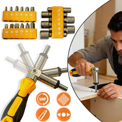 Multipurpose Ratchet Screwdriver Wrench Socket Tools Set