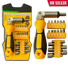 Multipurpose Ratchet Screwdriver Wrench Socket Tools Set