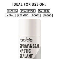400mL Spray Seal Mastic Sealna Sealant Roof Window Pipes Guttering
