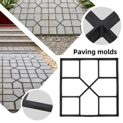 2Pack 40cm Paving Mold Concrete Moulds Outdoor Garden DIY Walkway Maker Mold Stepping Stone Paving Pavement Mold Reusable Tool for Driveway Backyard Patios Decor