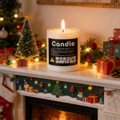 Column Candle Wax Long Burn Candles