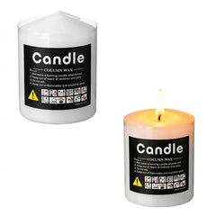 Column Candle Wax Long Burn Candles