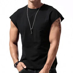 Mens Vest Tops Sleeveless Shirts T-Shirt