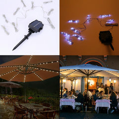 Waterproof Battery Powered Garden Parasol Umbrella Chain