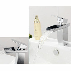 Full Copper Bathroom Sink Mixer Tap