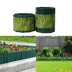 Lawn Garden Border Edging Flexible PVC Landscape Edging for DIY Flower Bed Fencing -
