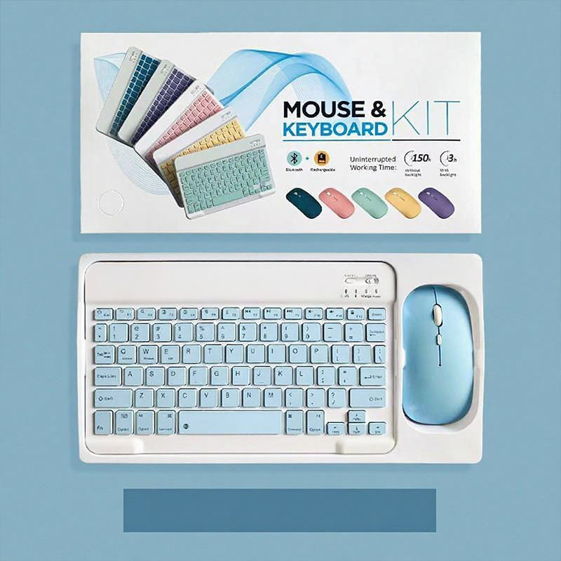 Rechargeable Bluetooth Keyboard Mouse Kit