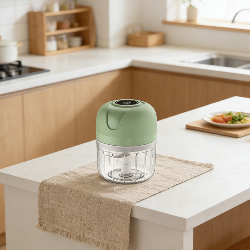 L Electric Mini Garlic Chopper Cordles