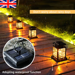 Outdoor Garden Hanging Lantern Solar Lights Waterproof Solar LED Fairy Light