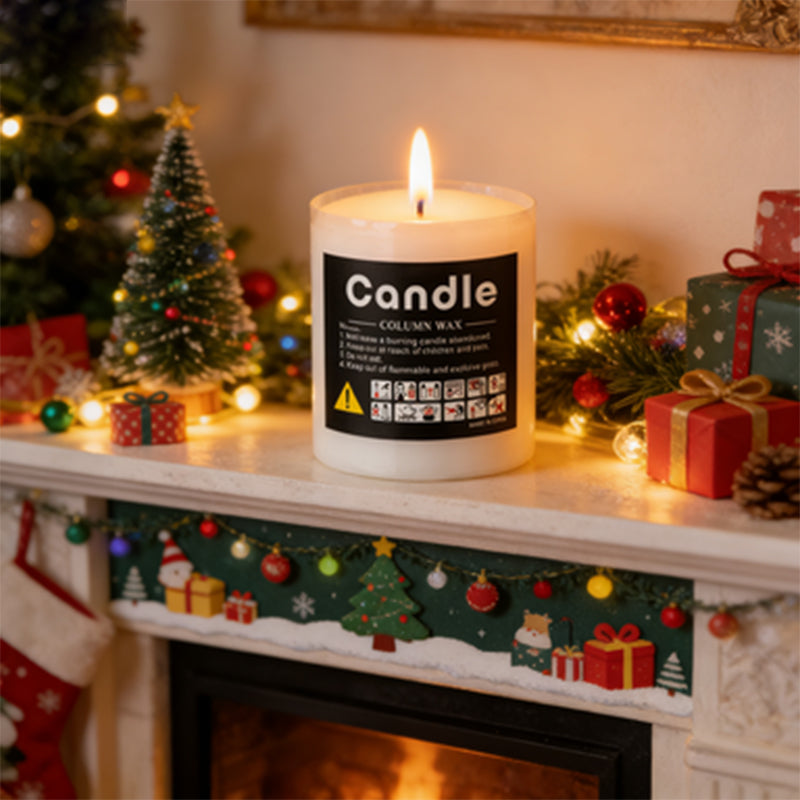 Column Candle Wax Long Burn Candles