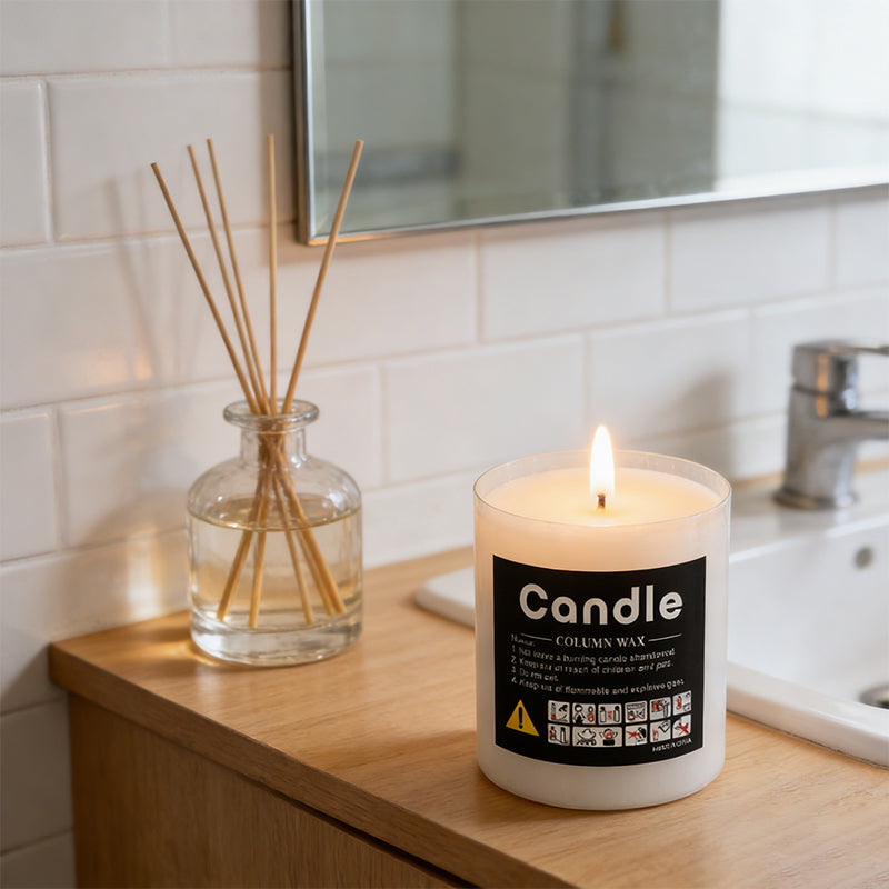 Column Candle Wax Long Burn Candles
