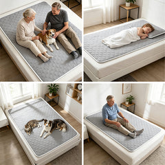 2PCS XL Reusable Incontinence Bed Pad 80 x 120cm Waterproof Mattress Protector Washable Double Bed Waterproof Cover for Adults Elderly Kids Women Period