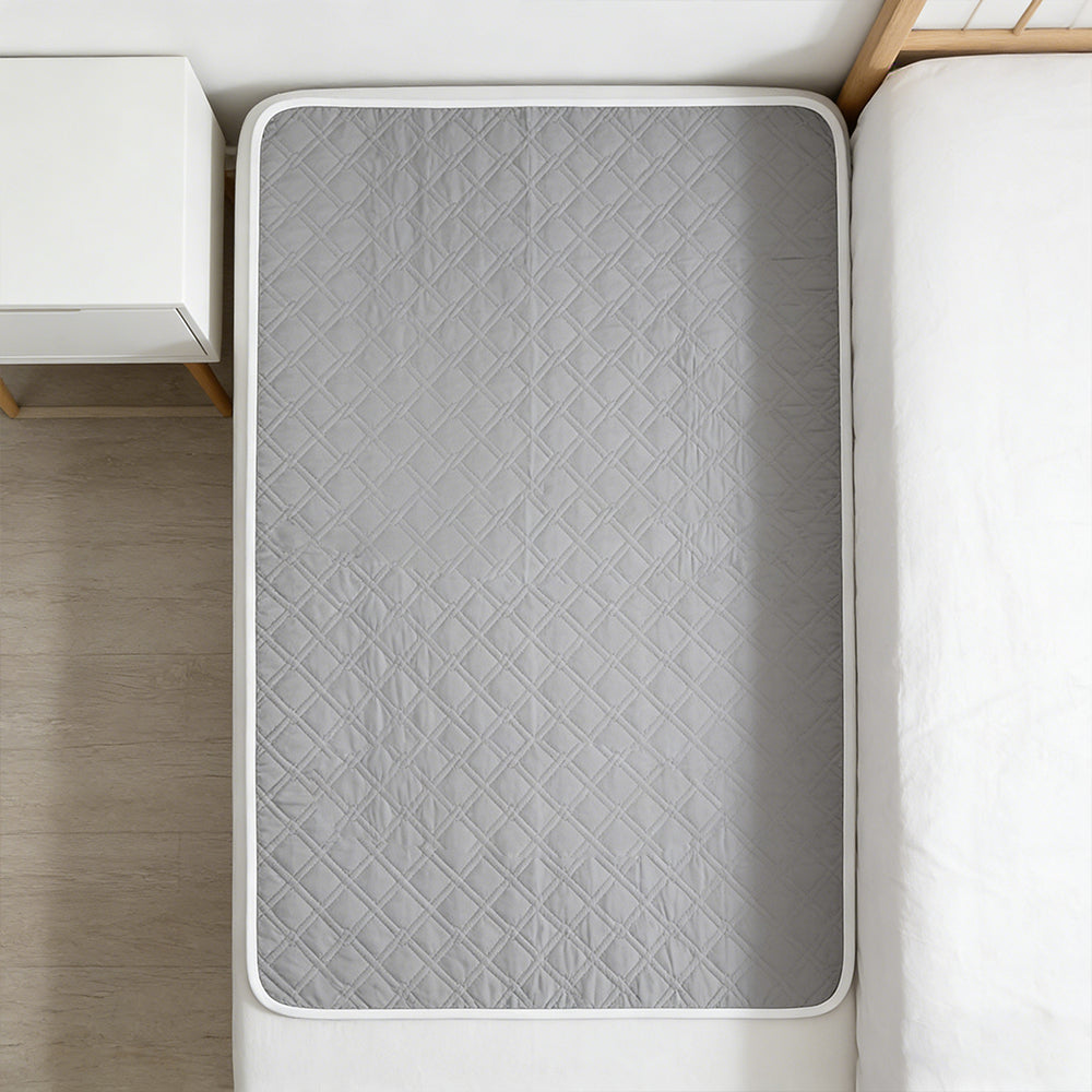 2PCS XL Reusable Incontinence Bed Pad 80 x 120cm Waterproof Mattress Protector Washable Double Bed Waterproof Cover for Adults Elderly Kids Women Period