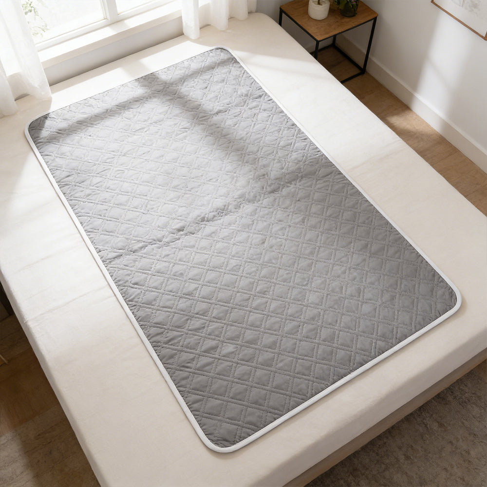2PCS XL Reusable Incontinence Bed Pad 80 x 120cm Waterproof Mattress Protector Washable Double Bed Waterproof Cover for Adults Elderly Kids Women Period