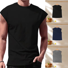 Mens Vest Tops Sleeveless Shirts T-Shirt