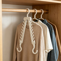 Space Saving Hangers for Clothes Adjustable Vertical Wardrobe Organiser Hanger Hooks Multifunctional Hanger Dorm Essentials