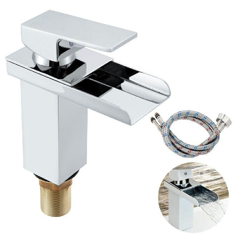 Full Copper Bathroom Sink Mixer Tap
