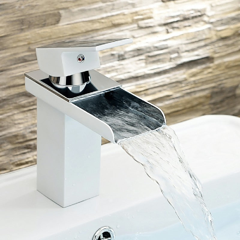 Full Copper Bathroom Sink Mixer Tap