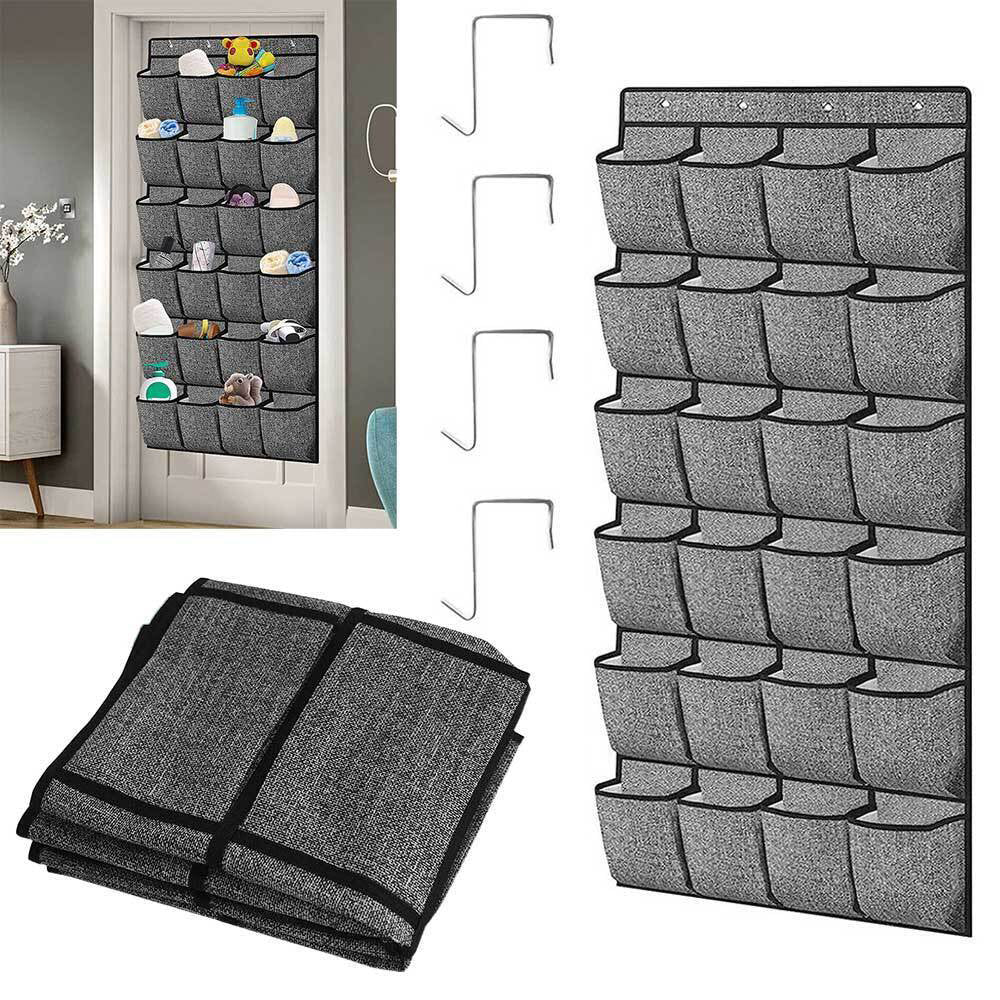 24 Pockets Hanging Shoe Holder Storage Box
