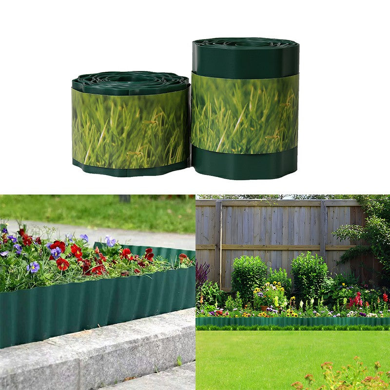 Lawn Garden Border Edging Flexible PVC Landscape Edging for DIY Flower Bed Fencing -