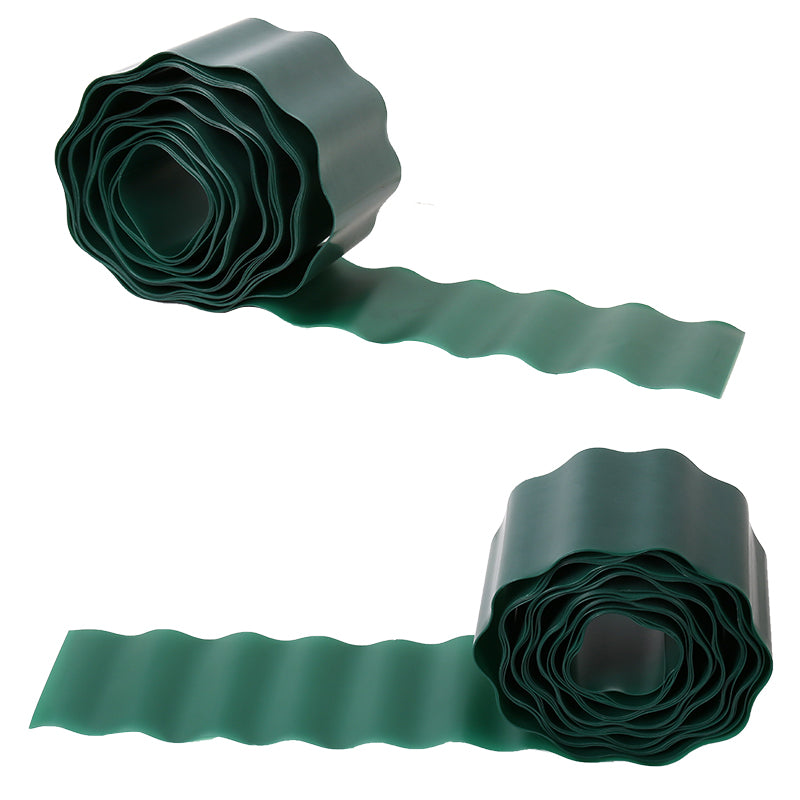 Lawn Garden Border Edging Flexible PVC Landscape Edging for DIY Flower Bed Fencing -