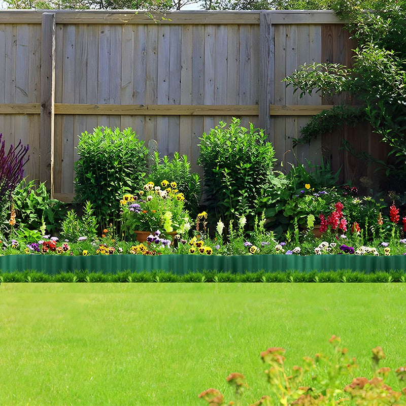Lawn Garden Border Edging Flexible PVC Landscape Edging for DIY Flower Bed Fencing -