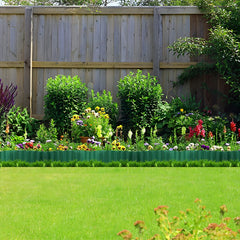 Lawn Garden Border Edging Flexible PVC Landscape Edging for DIY Flower Bed Fencing -