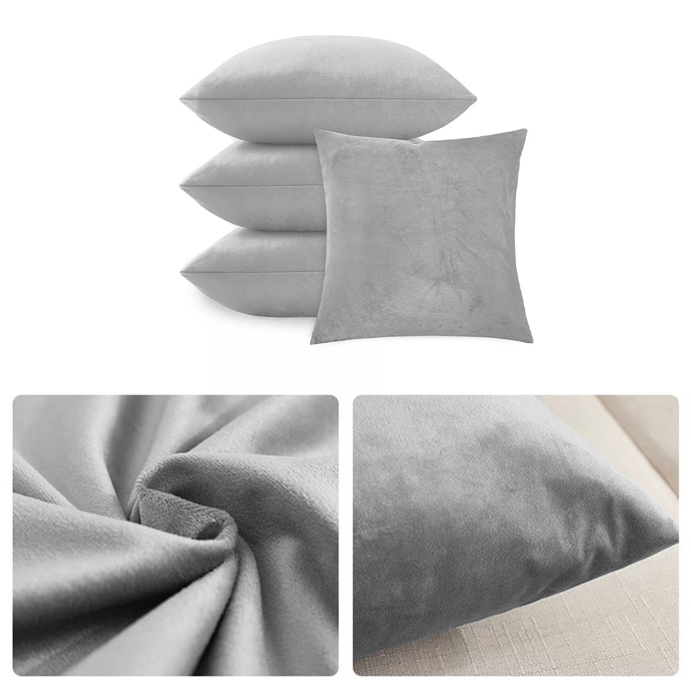 Velvet Cushion Cover Square Pillow