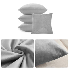 Velvet Cushion Cover Square Pillow