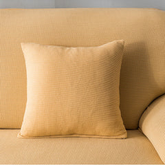 Stretch Sofa Covers Polar Fleece Knitted Slipcovers One Seat - Beige