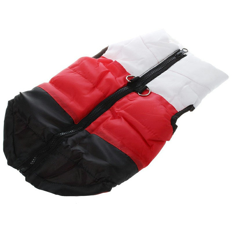 Pet Dog Cat Puppy Winter Coat Comfy Warm Vent Jacket Clothes Pulling Buckle - Size XS
